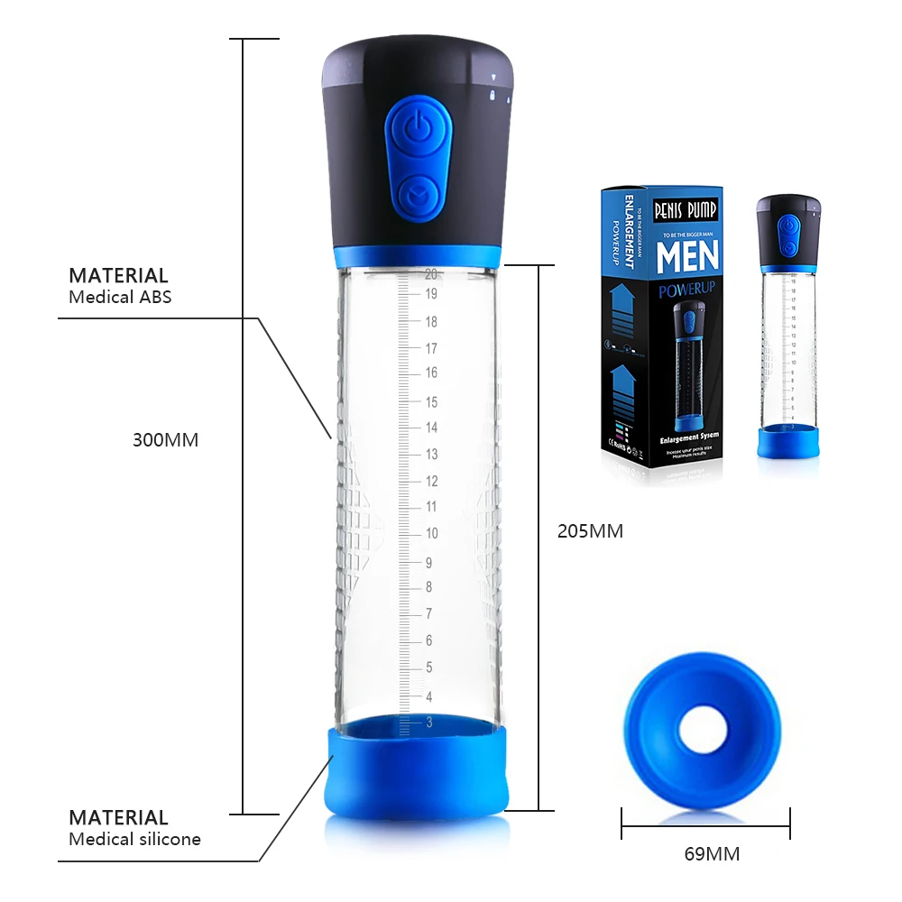Alwup Enlarge Pump Exercise physical medical Penis Pump for Men