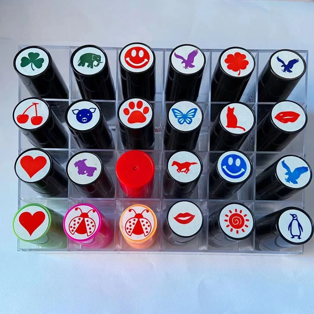 
Wholesale Custom Mini Self-inking Dry Quickly Plastic Golf Ball Stamp 