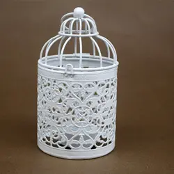 Decorative Hollow Hanging Bird Cage Candle Holder Lantern Classic Wedding Decoration