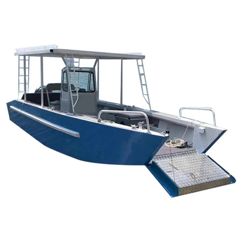 26ft aluminum cargo barge landing craft professional boats