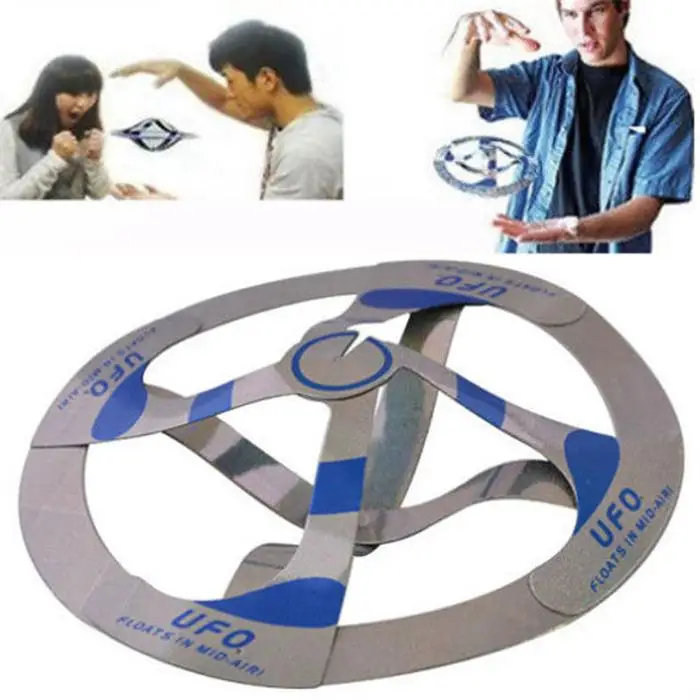 Outdoor Magic Trick Toys Mystery UFO Floating Flying Saucer Magic Flying Saucer Disc Kids toy