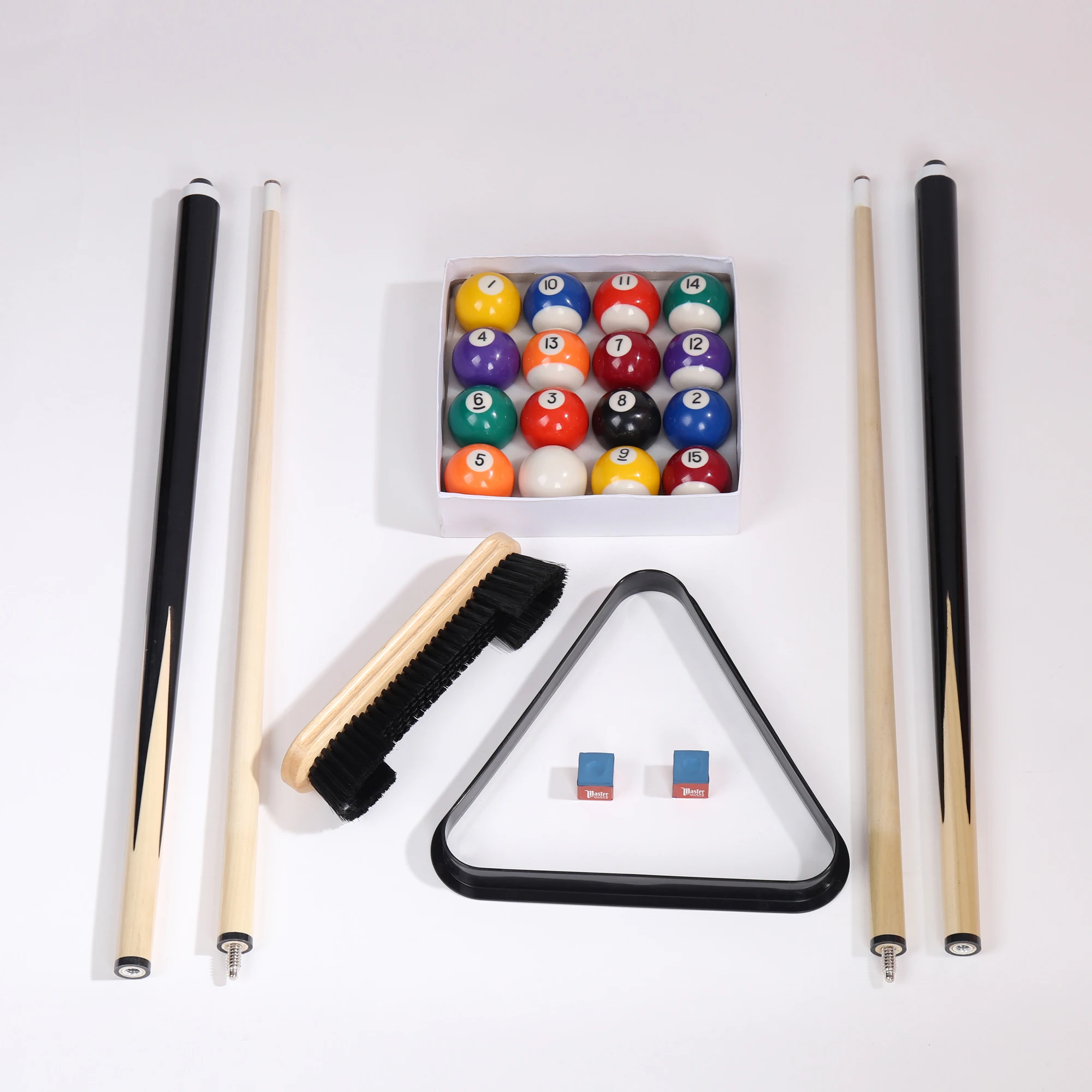 2024 Modern 4-in-1 Multifunctional Snooker & Billiard Table with Mini Pool Solid Wood Legs and Slate Cushion for Home Use