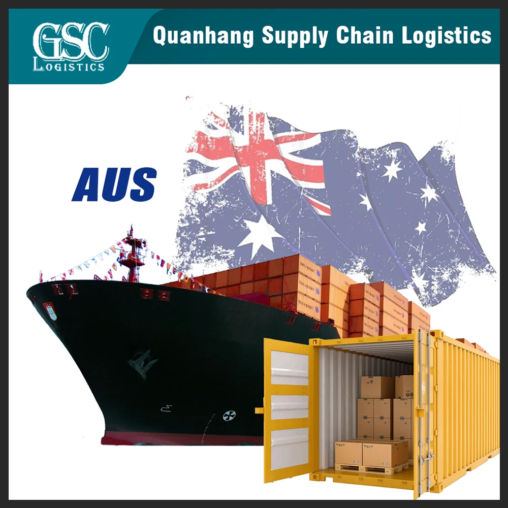 GSC Lower international lcl door to door shipping rates logistics company guangzhou China to Australia shipments