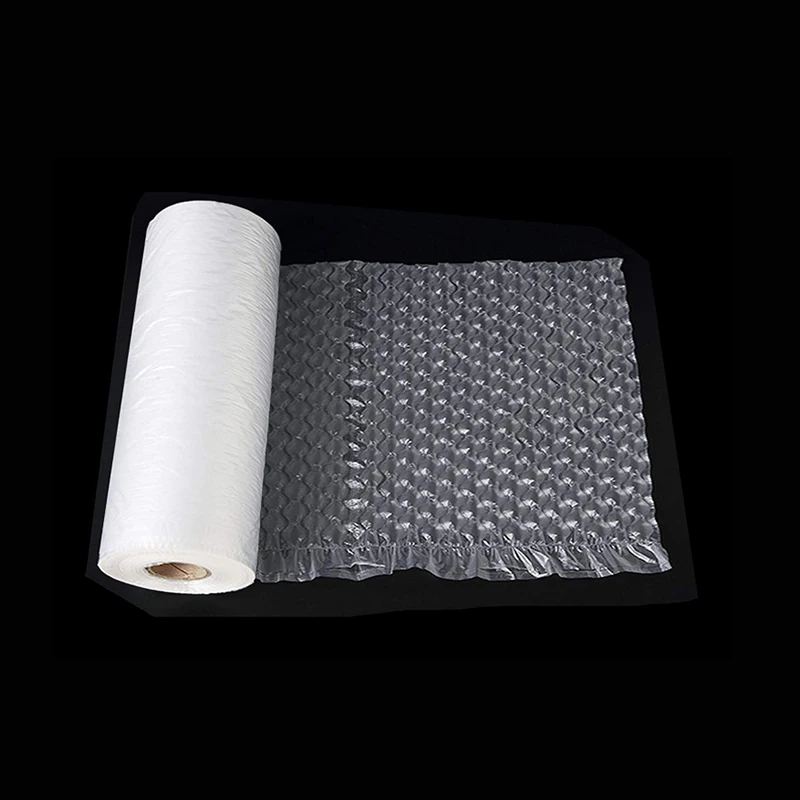 Plastic air cushion wrap film air column bubble packing glass protective bag with good price from factory