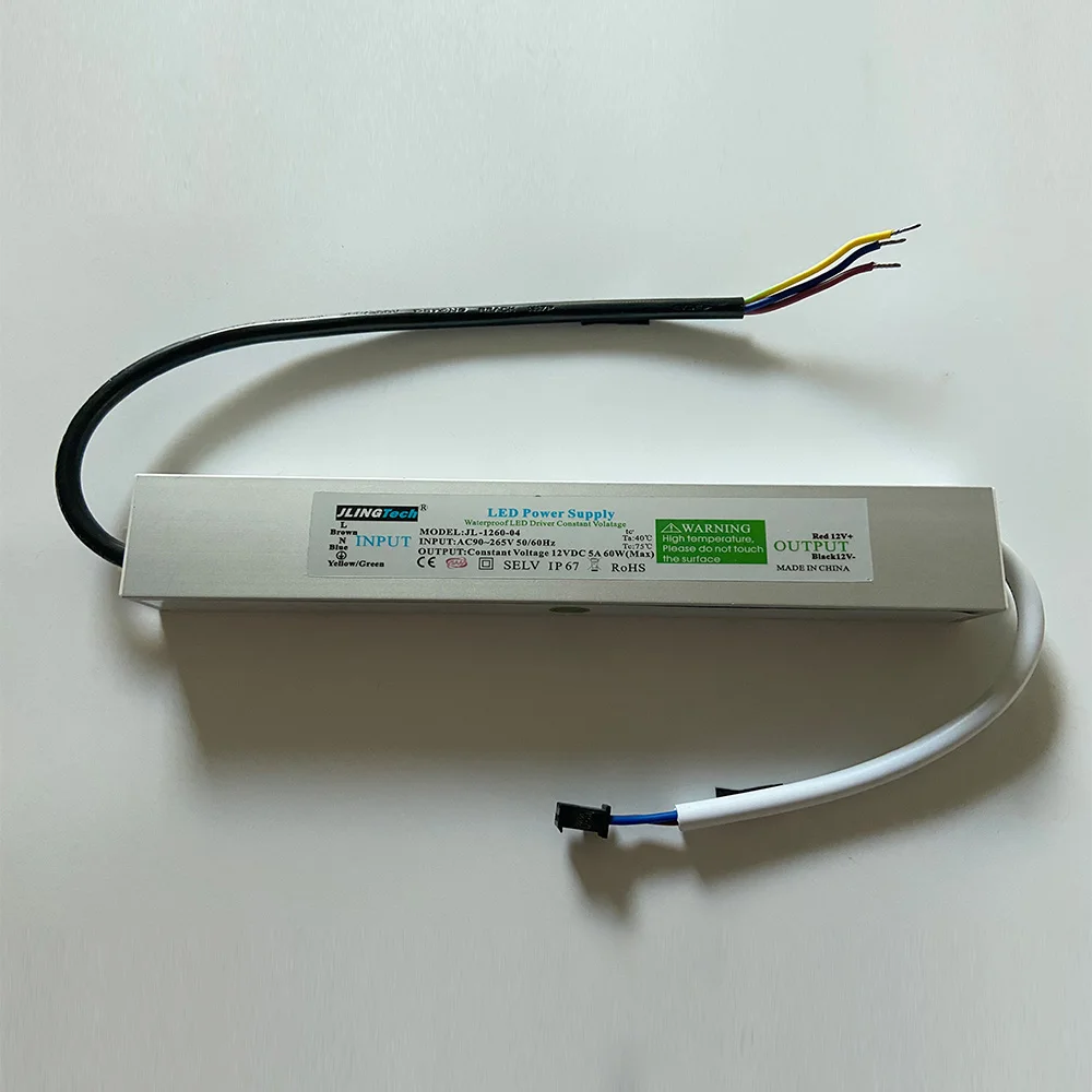 Factory Price Wholesale Led Driver 60w 12v Ip67 Waterproof 110-240v Led Driver