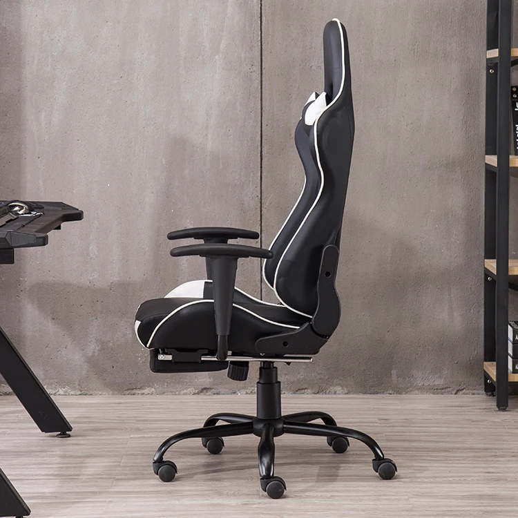
Modern Racing Computer Workstation White Wcg Gamer Rgb Foot Rest Cheapest Pc Reclining Playstation Gaming Chair 