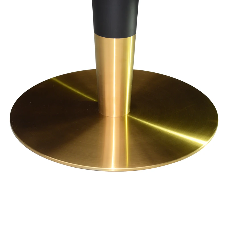 Прямая поставка с завода Набор круглых мраморных столиков и стульев для ресторана в скандинавском стиле