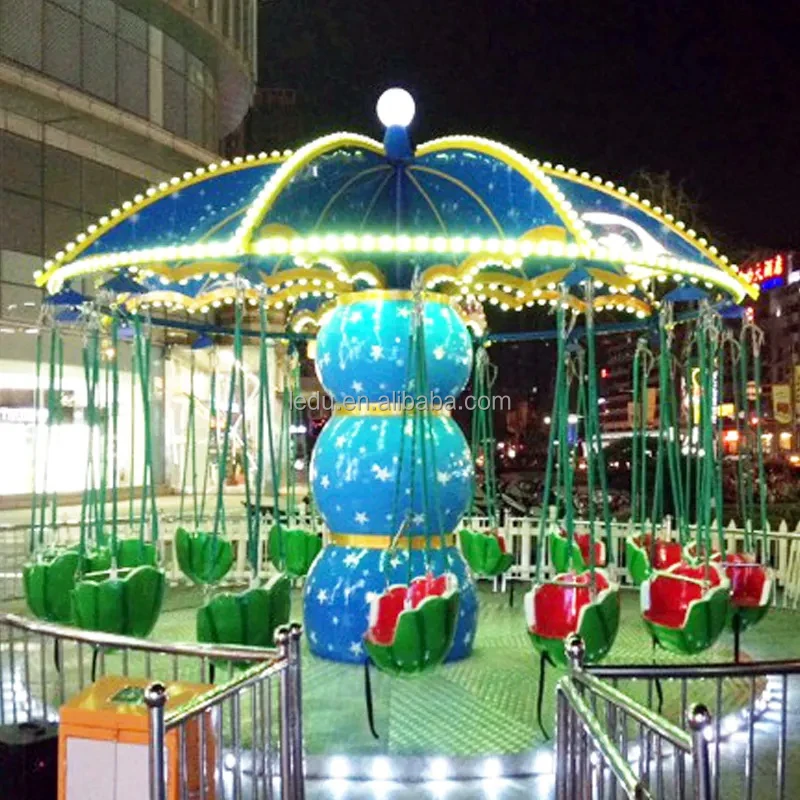 Factory cheap price amusement equipment rotating watermelon flying chair for children