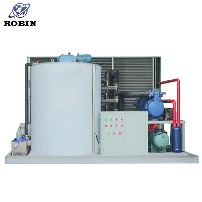 Industrial ice flake machine air cooling ice flake making machine 10 ton per day