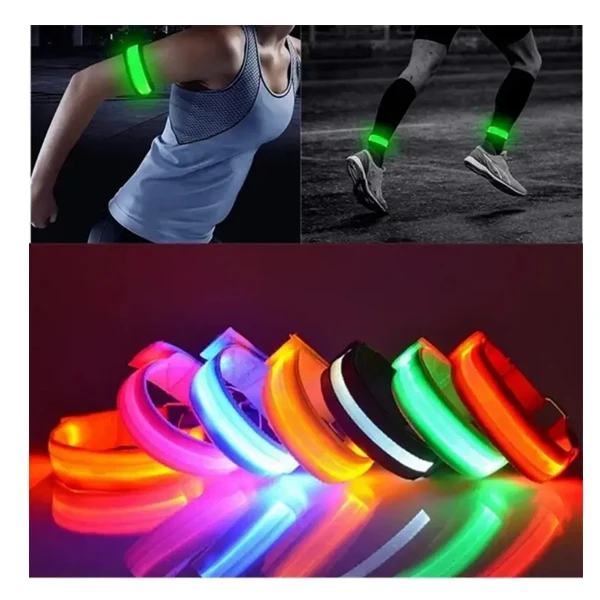 Custom Logo LED Light Up Bracelets Glow Flashing Wristbands Light in The Dark Party Supplies Wedding Concert Camping Events