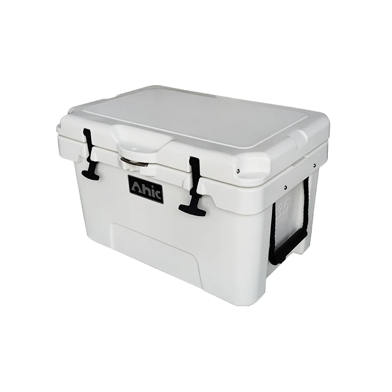 35QT Customizable Portable Durable Wine & Food Insulated PE Cooler Hard Ice Chest Beach Party Use  Custom Letter Logo Print