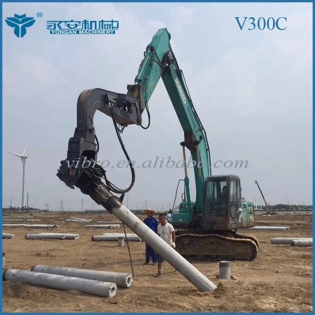 V350 гидравлический экскаватор, вибромолоток, приводы, лист, сваи