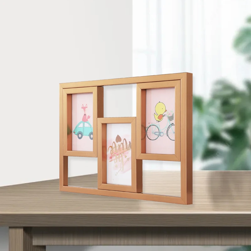 New product hot sale 3 opening collage combination photo frame family wall decoration art