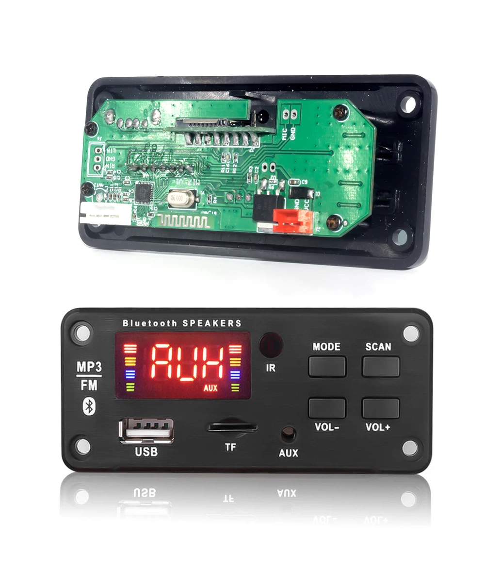 AUX Bluetooth USB SD Card Audio MP3 Player Module PCBA for Speaker MP3 Players
