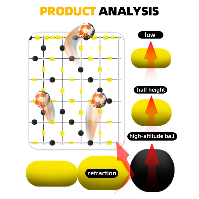 Soccer training equipment Soccer goalkeeper training artifacts rebound chain sensitive reaction punt training