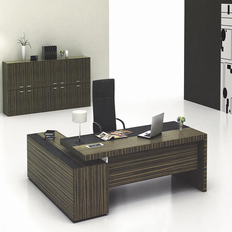 2022 Modern Furniture Manager Desk Workstation Luxury Wooden Executive Office Desk Office Table