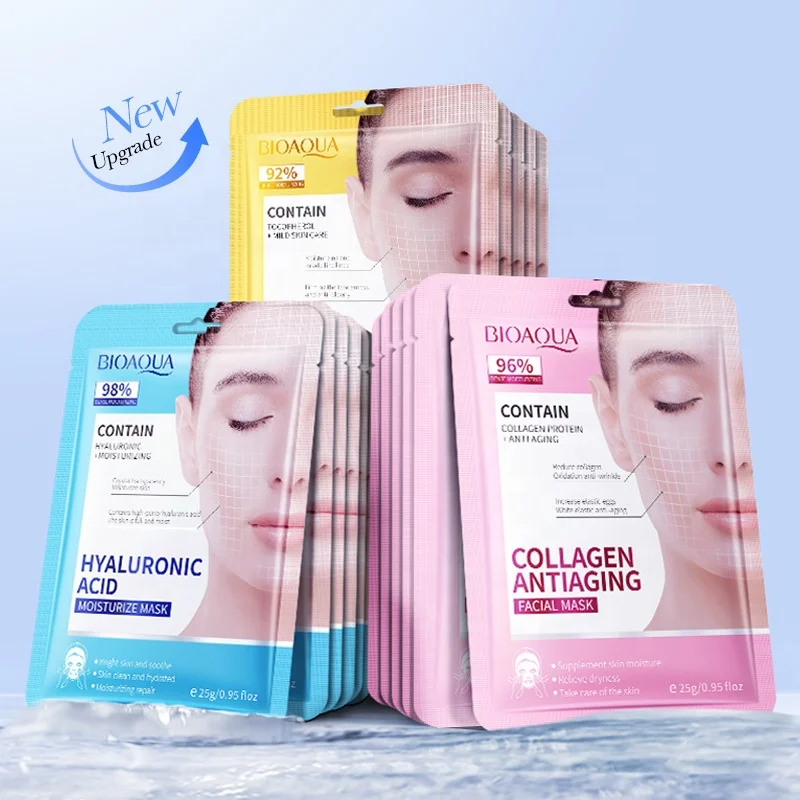 Supplier Direct Collagen Moisturizing Emollient Facial Masks For Wrinkles Removal Retinol Whitening Antioxidant Face Skin Mask