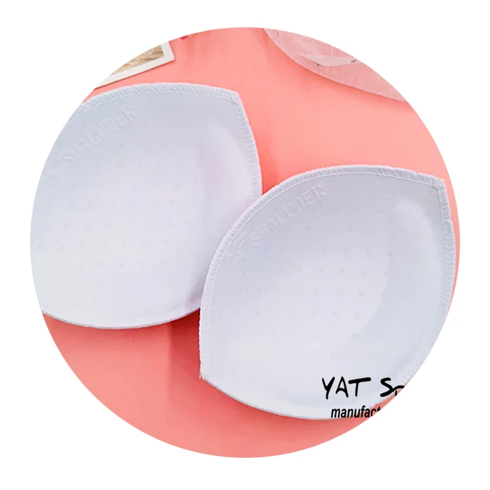 Wholesale underwear accessories yoga tops with push up thicker foam bra pads