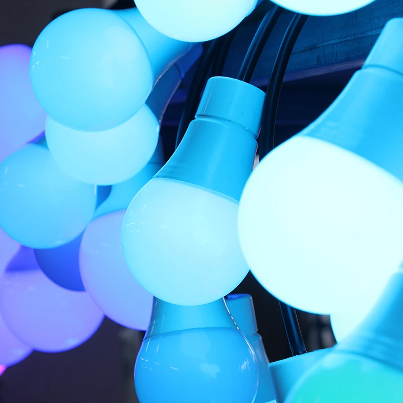 Водонепроницаемая Рождественская гирлянда 24 В RGB RGBW DMX WS2811 светодиодная с пиксельной лампой