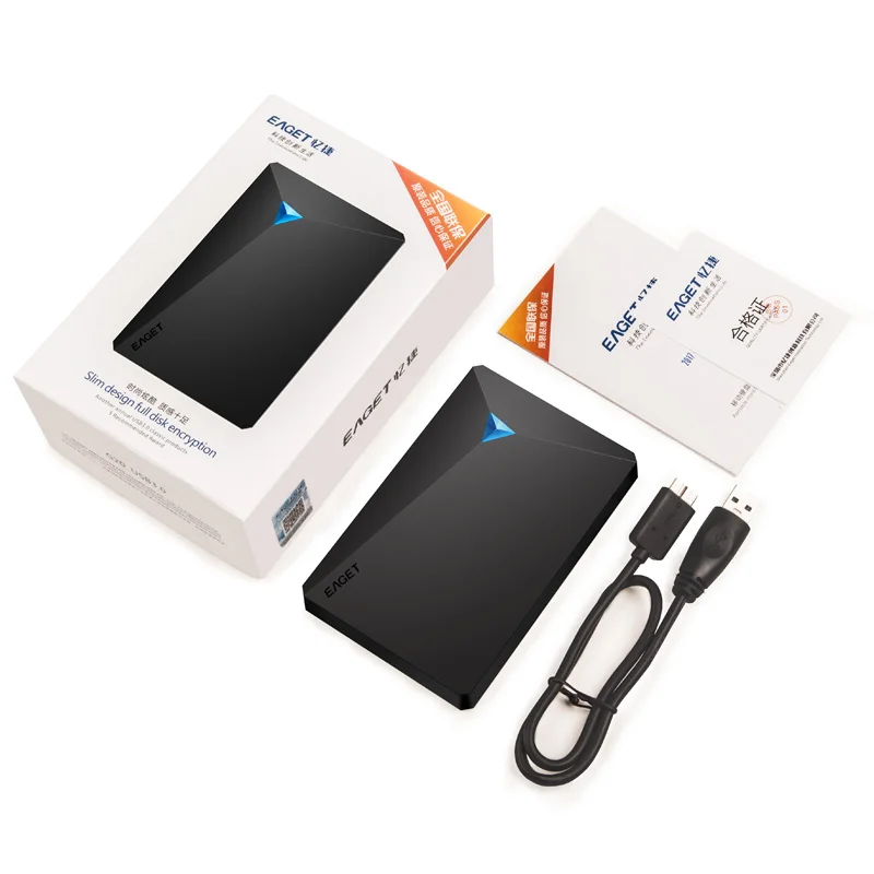  EAGET G20 2 5 дюймов 500 Гб жесткие диски высокая скорость USB3.0 ударопрочный полный шифрование внешний жесткий диск HDD для ПК