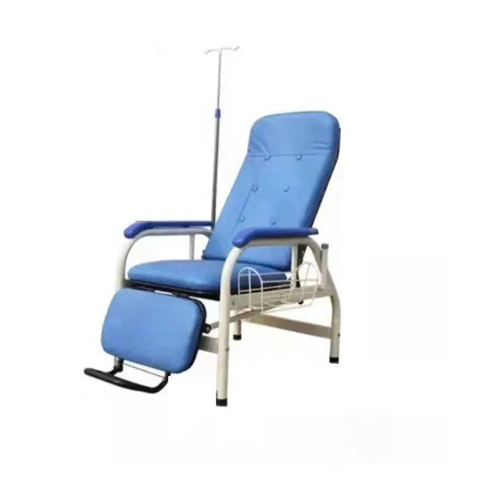 Medical Backrest Adjustable Function Hospital Iv Infusion Chair For Patients