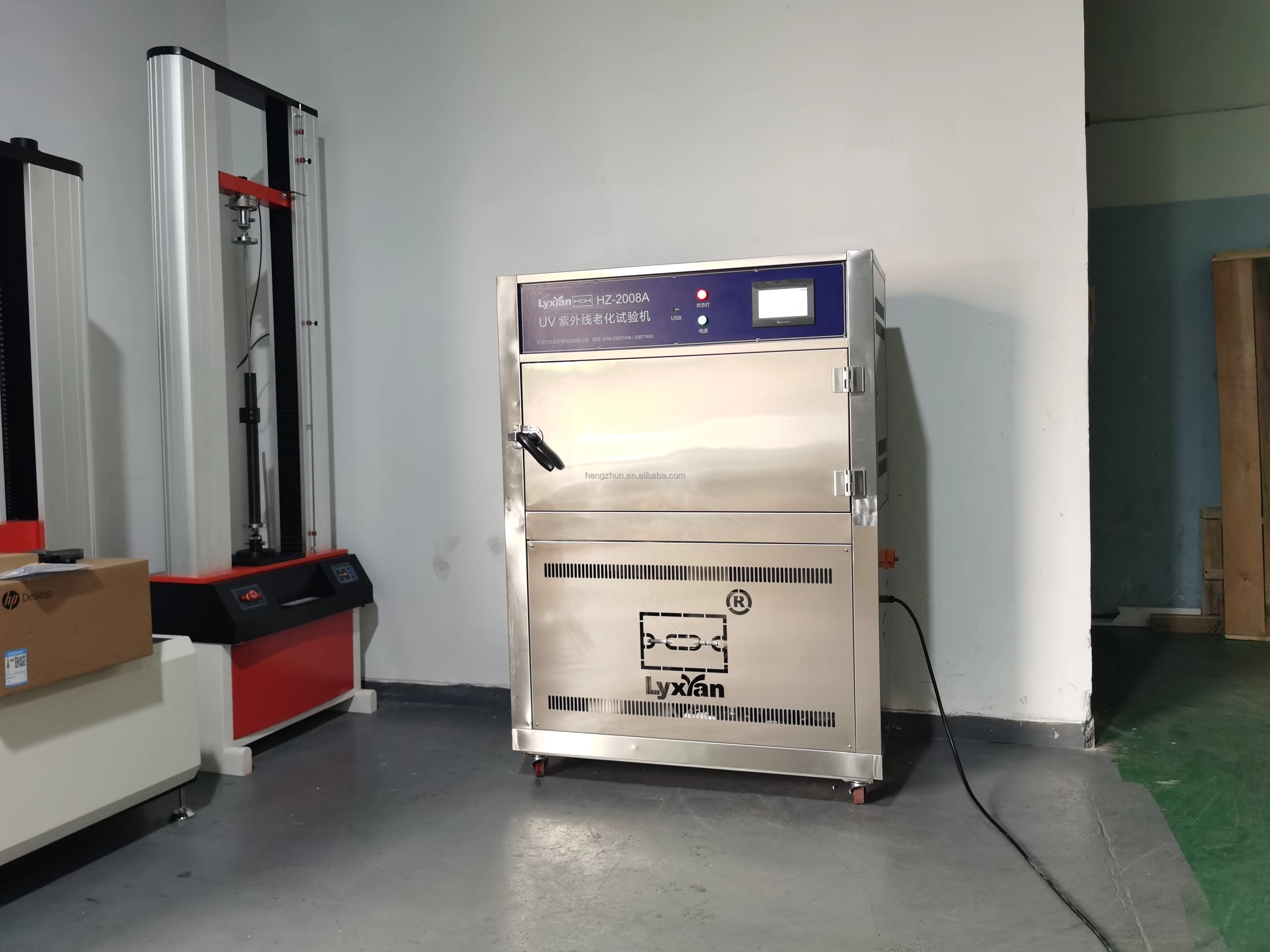 Programmable lamp laboratory uv light test chamber for plastic paint rubber