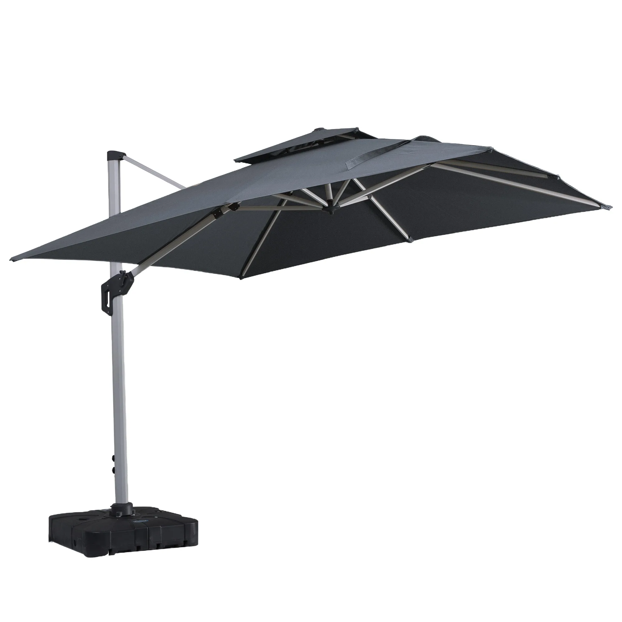 3x3M aluminium frame square spring market umbrella parasol patio umbrella No reviews yet