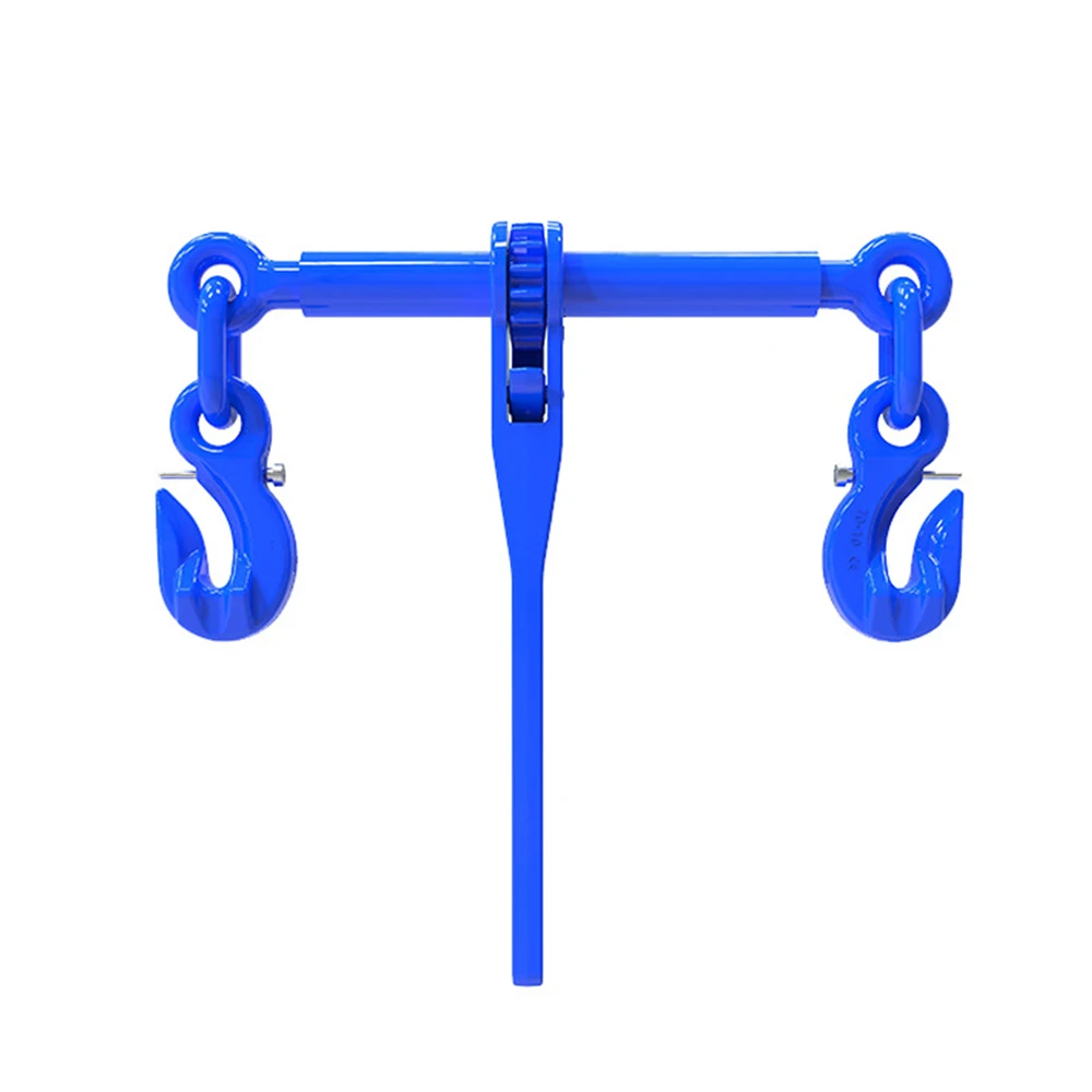 G100 Drop Forged Blue Painted Ratchet Chain Load Binder with Hooks
