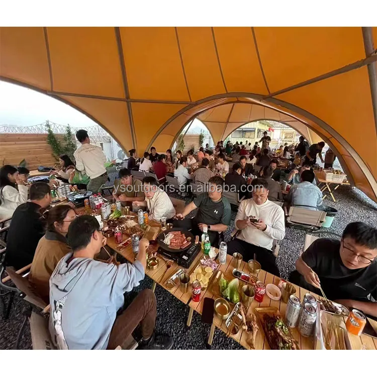 2024 уличная Парусная палатка для отеля водонепроницаемая мембранная структура сафари-Лоджа кемпинга курорта