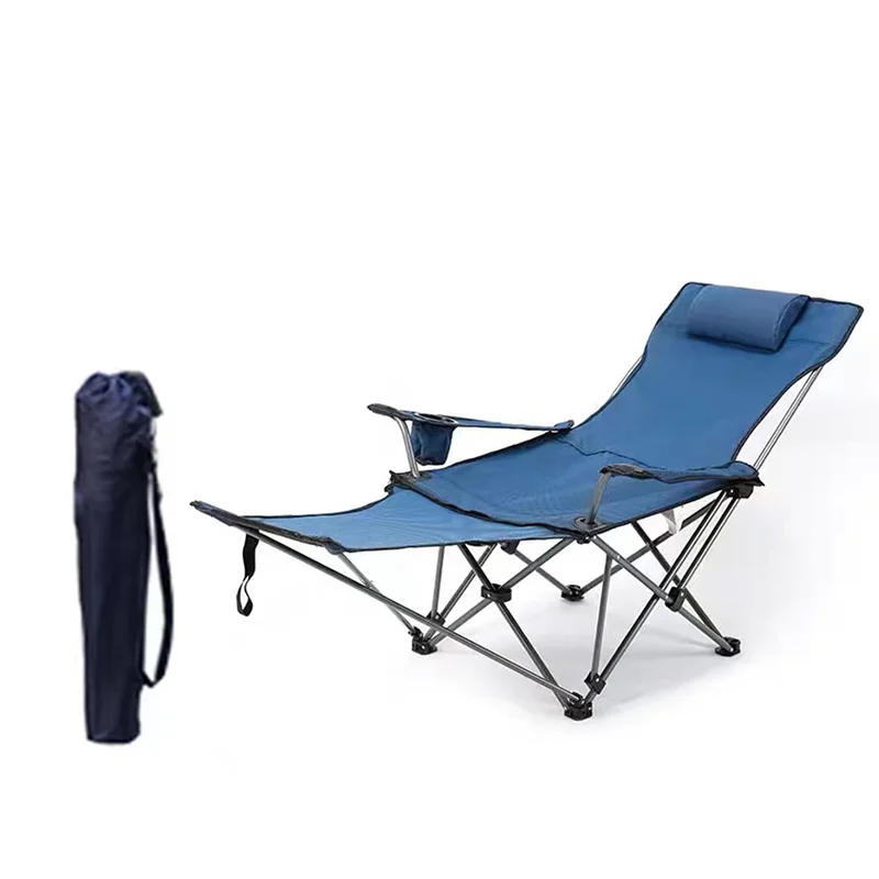 Best Outdoor Beach Chair Foldable Camping Chair Portable Manufacturer Fishing Chair Moon Bag Metal Customized PVC Logo Style PFC