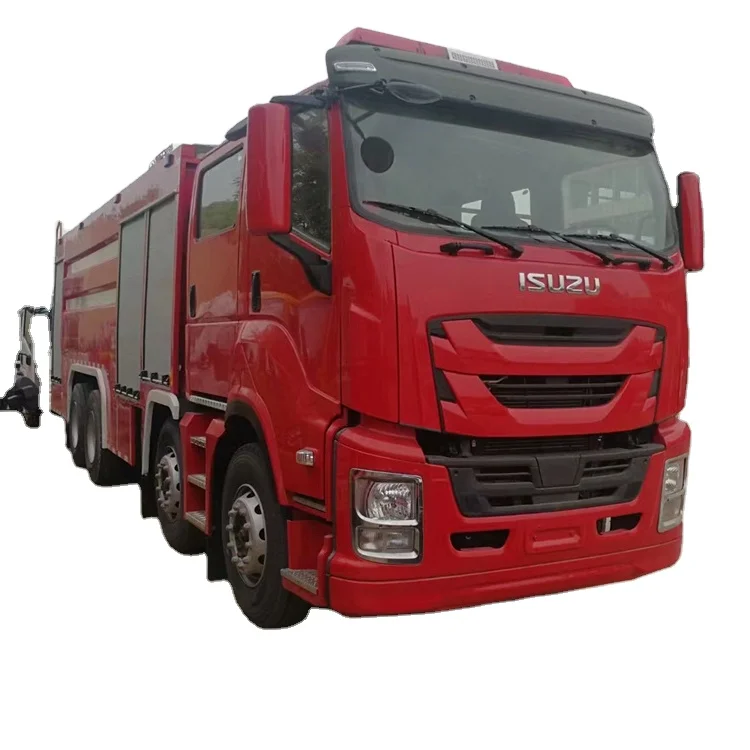 From Japanese high-end chassis 20000 liters Fire Fighting Truck Water Pump Municipal  Firetruck Vehicle