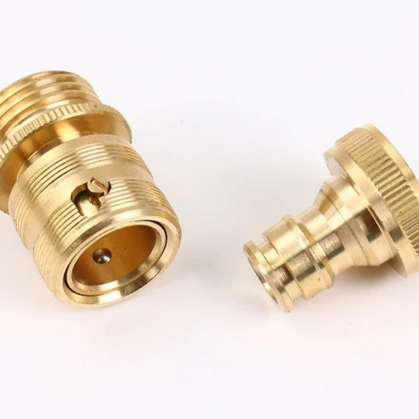 Factory Hot Sales Heavy-Duty Brass Quick Insert Joint Efficient Brass Push-Fit Joint Connections