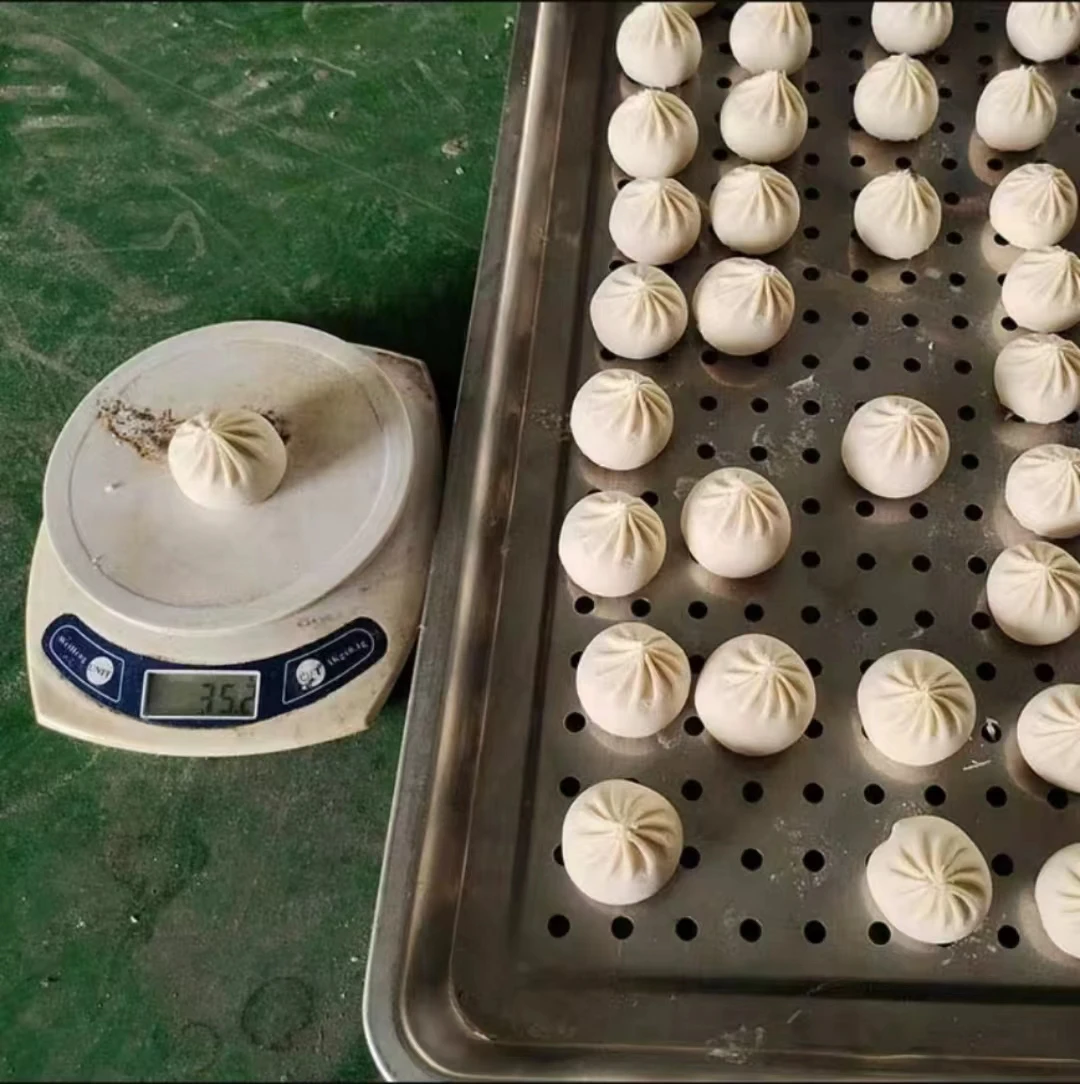 automatic manual small momo steamed stuffed bun baozi dimsum wrapper making machine