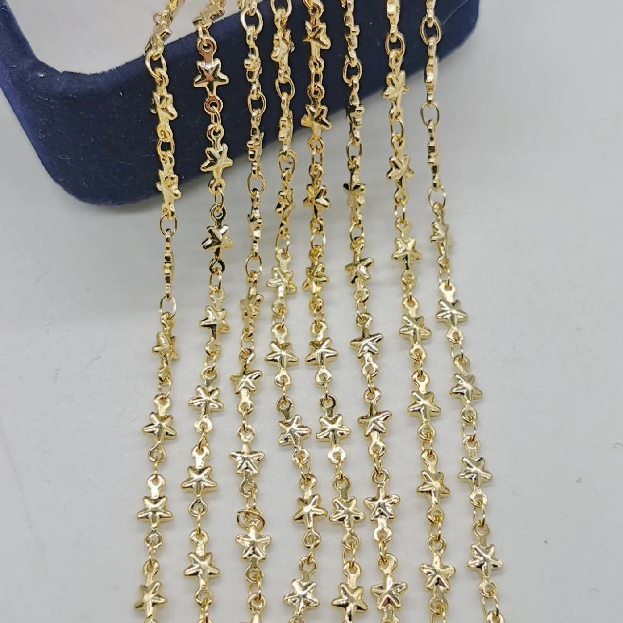 NANA high quality 18k gold plated chain,fashion brass gold chain