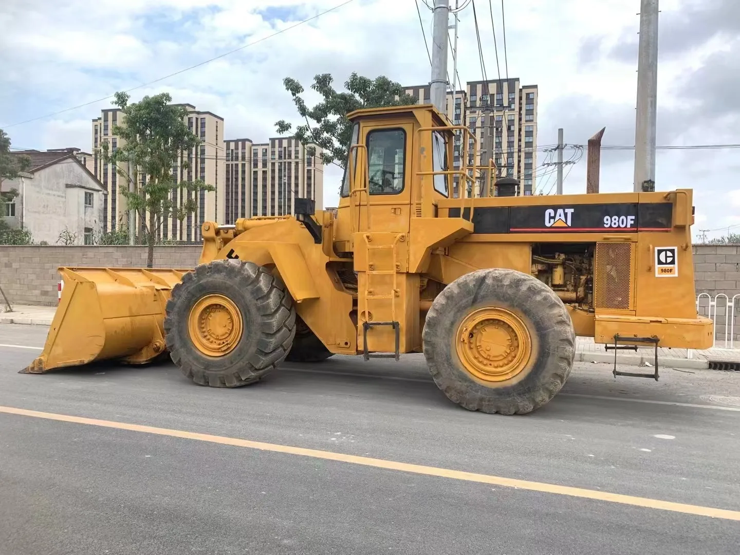 Factory price Used Wheel Loader CAT 980F used loader secondhand Cat 980F loader on sale