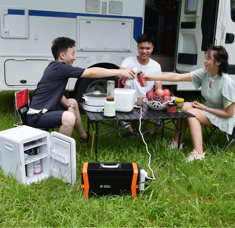 Factory Wholesale 300W Portable Power Station Power Bank Solar Generator Camping Outdoor Energy Storage Power Supply 220V