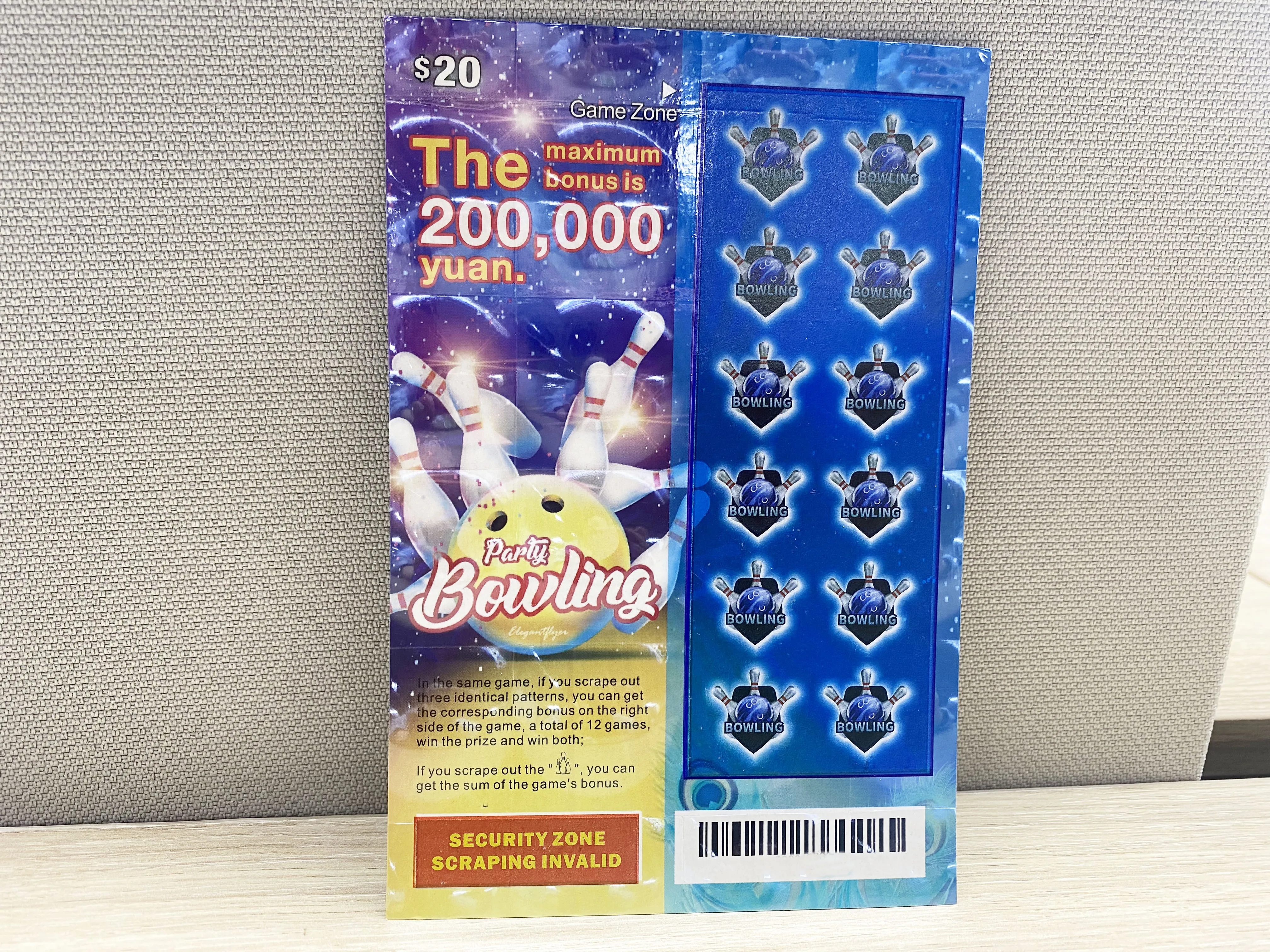 Custom Raffle Ticket Scratch Off Lucky Lottery Tickets Lotto Lottery Scratch Cards