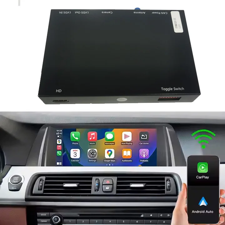 Wireless Carplay Android Auto Carplay Airplay Mirror Link  Decoder Interface for BMW NBT CIC CCC MINI Carplay
