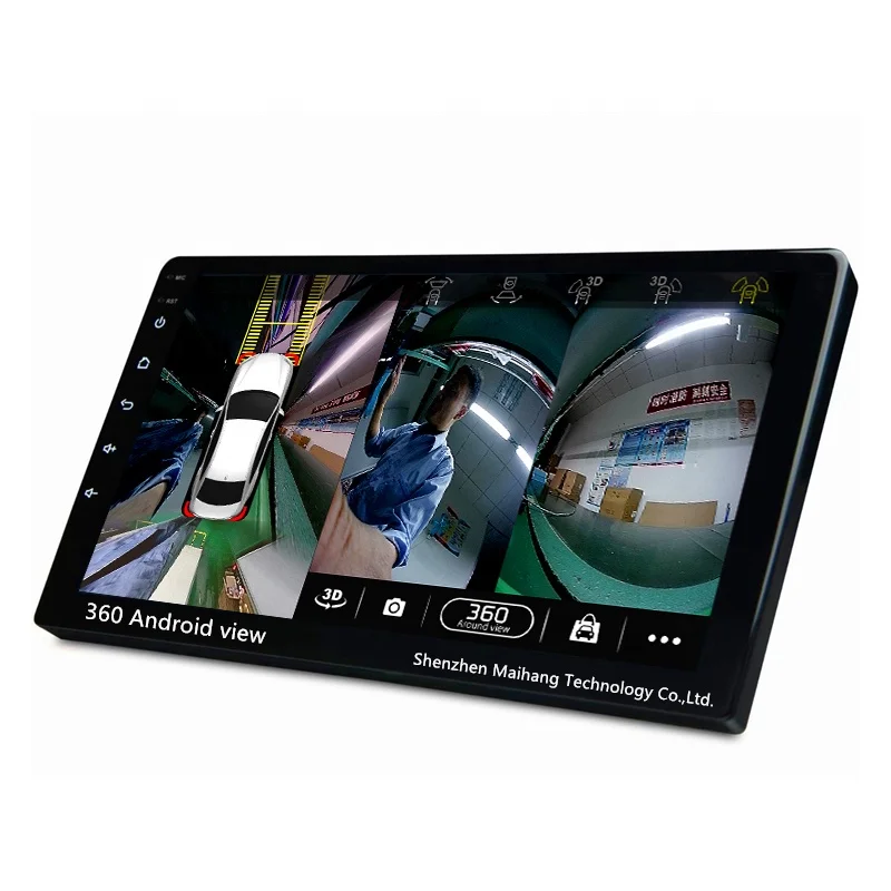 360 panoramic function Android radio 4 HD input camera 2+32G 8-core 2.0GHz Phonelink Sound Effects Stereo car video