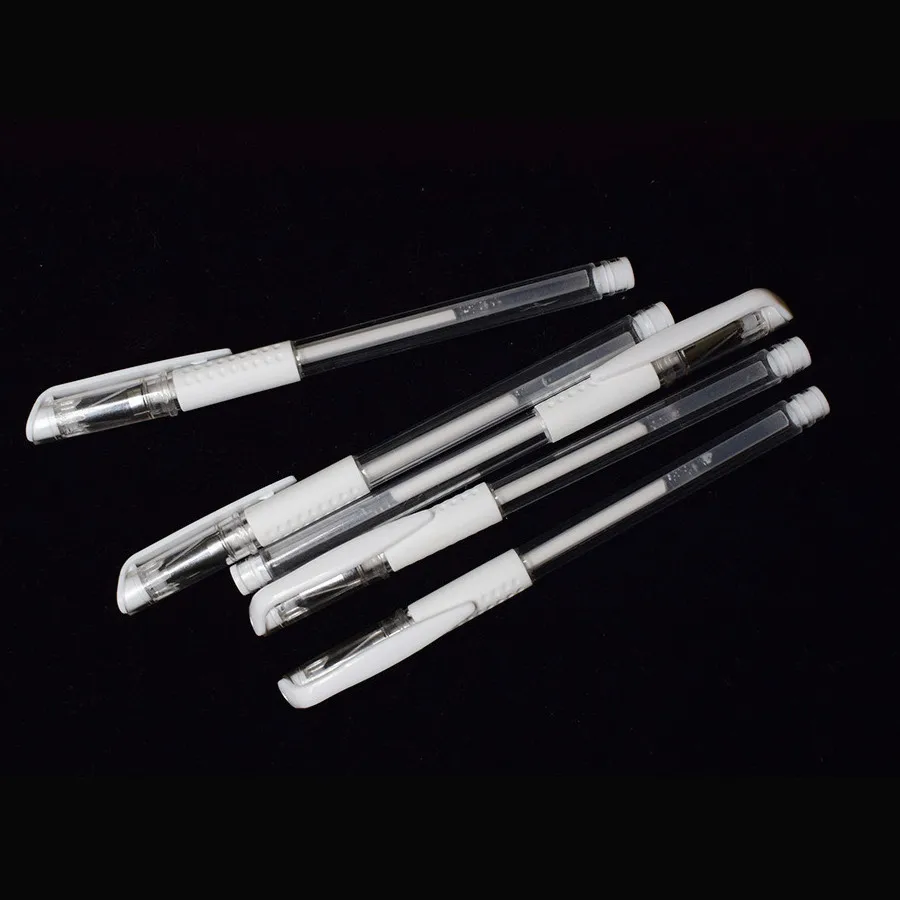White Color Calligraphy Drawing Tool Pen Design Permanent Marker Pens Ink Smooth Sterile Tattoo permanent waterproof marker pen