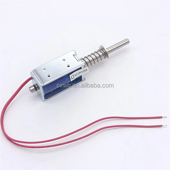 Hot Sale 23mm stroke electromagnet for automation equipment push pull solenoid DC 12V solenoid