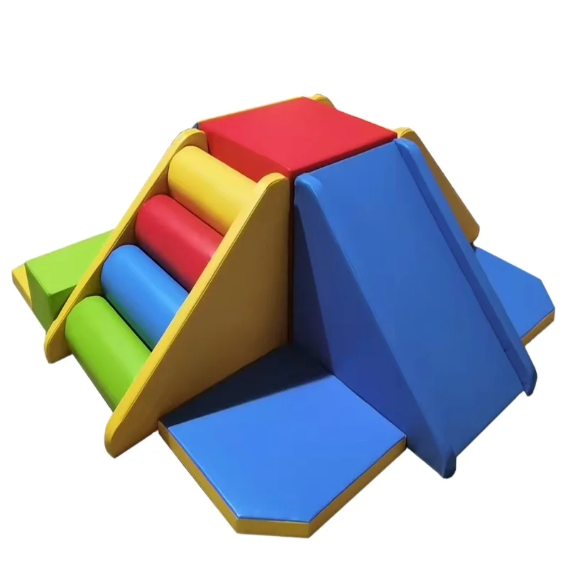 Safety And Popular Children Indoor Foam Climbing Toddle Soft Play Set Climbing Toys For Sale