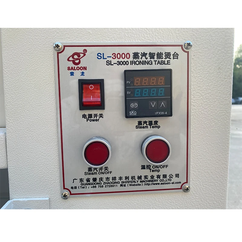 SL-3000 Large Size Curtains Ironing Tables Steam Ironing Table Stainless Steel Provided Textile Industry Customization