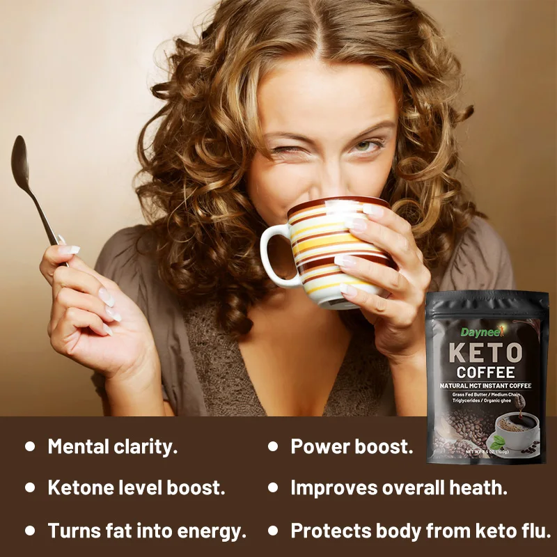 Best Selling Keto Coffee Lose Weight Control Food Herbs product Instant flat belly Weight Loss Coffee for Slimming