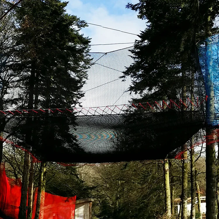 
Large outdoor rope trampoline adventure rope trampoline play equipment children trampoline 