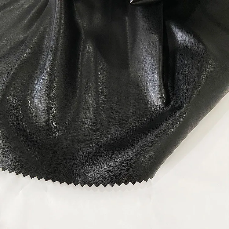 
In spots Soft feel stretch pu leather fabric faux leather for clothing for trousers for woman dress 