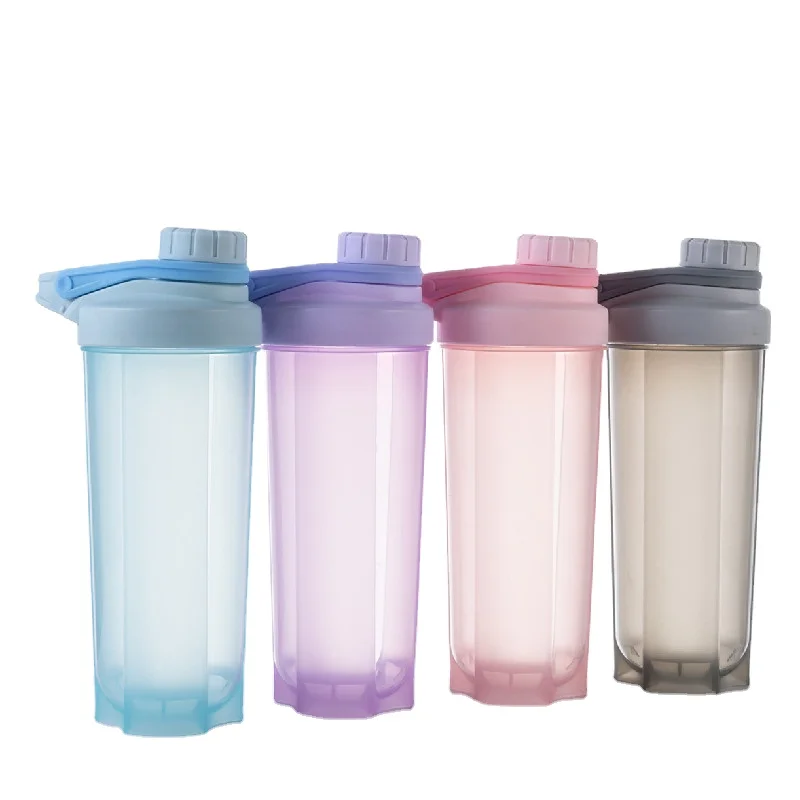 
BPA Free Colorful Gym Protein Shaker Bottle With Mixing Ball 