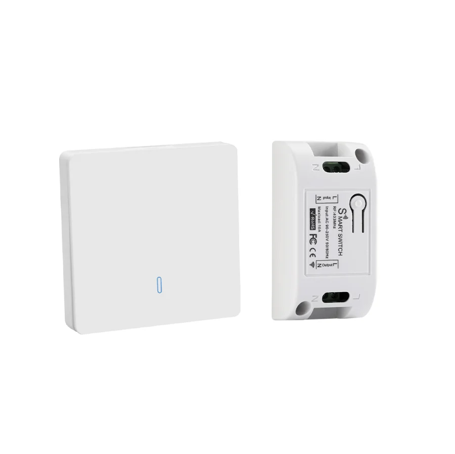 
WIFI Wireless light control switch Remote control light control switch 86 wall switch Wiring free smart home lighting 