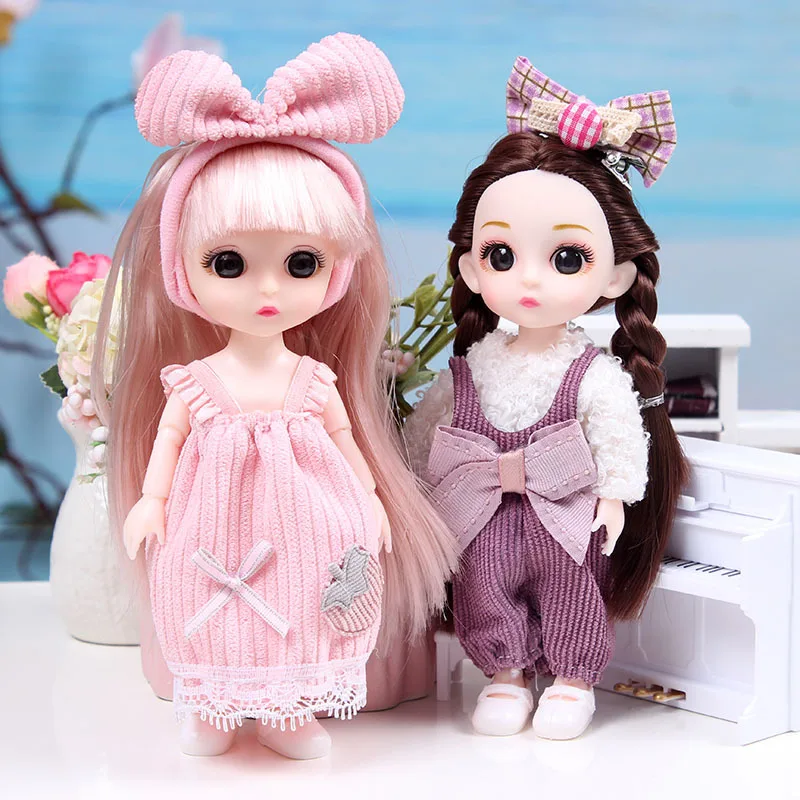 Новая мода 17 см красивое платье до игровой домик для девочек BJD кукла