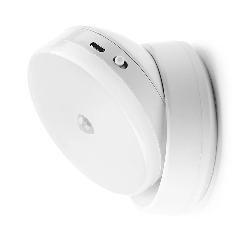 
Съемная магнитная лента с USB-зарядкой, светодиодный светильник с датчиком движения для шкафа, чулана, кабинета, кухни, лестницы 